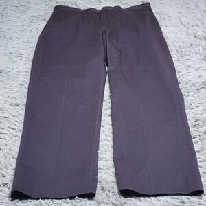 LL Bean Chino Pants Mens‎ 33x30 Navy Blue Classic Fit Straight Leg Cotton Khakis